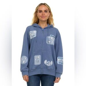 Women's Disney Stitch Character Full-Zip Hoodie
